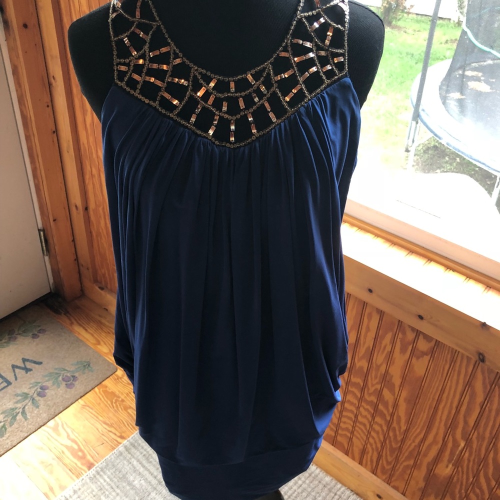 BCBG blue dress worn once